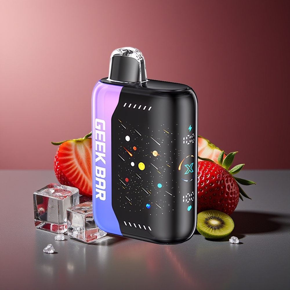 GEEK BAR Pulse X 42K Puffs Zmeu Edition Căpșuni Kiwi Gheață