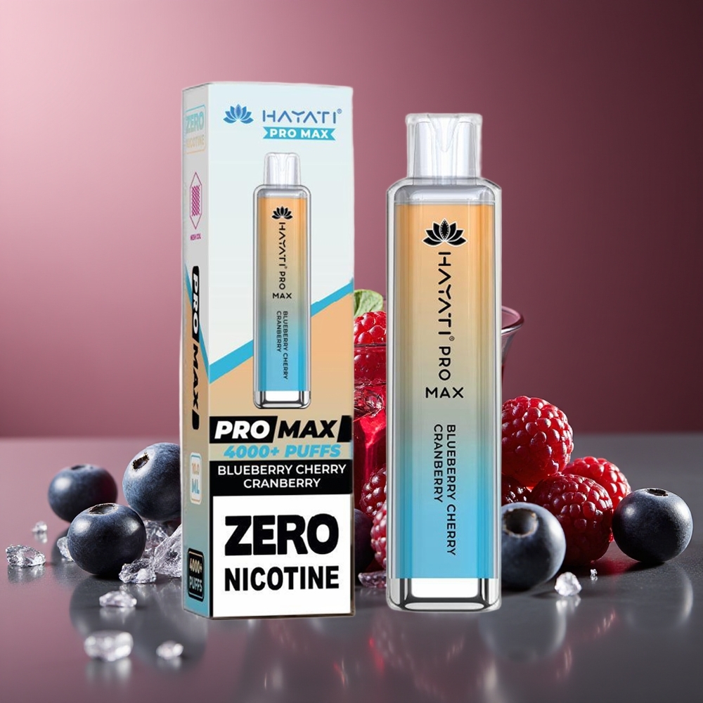 Hayati Pro Max 4000 Pufuri Afine Coacăze Reîncărcabil LED