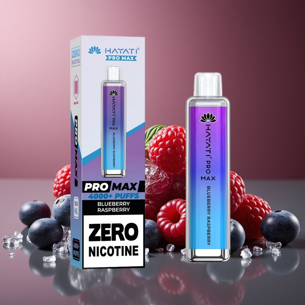 Hayati Pro Max 4000 Pufuri Vape Afine Zmeură 5% Nicotina 1400mAh