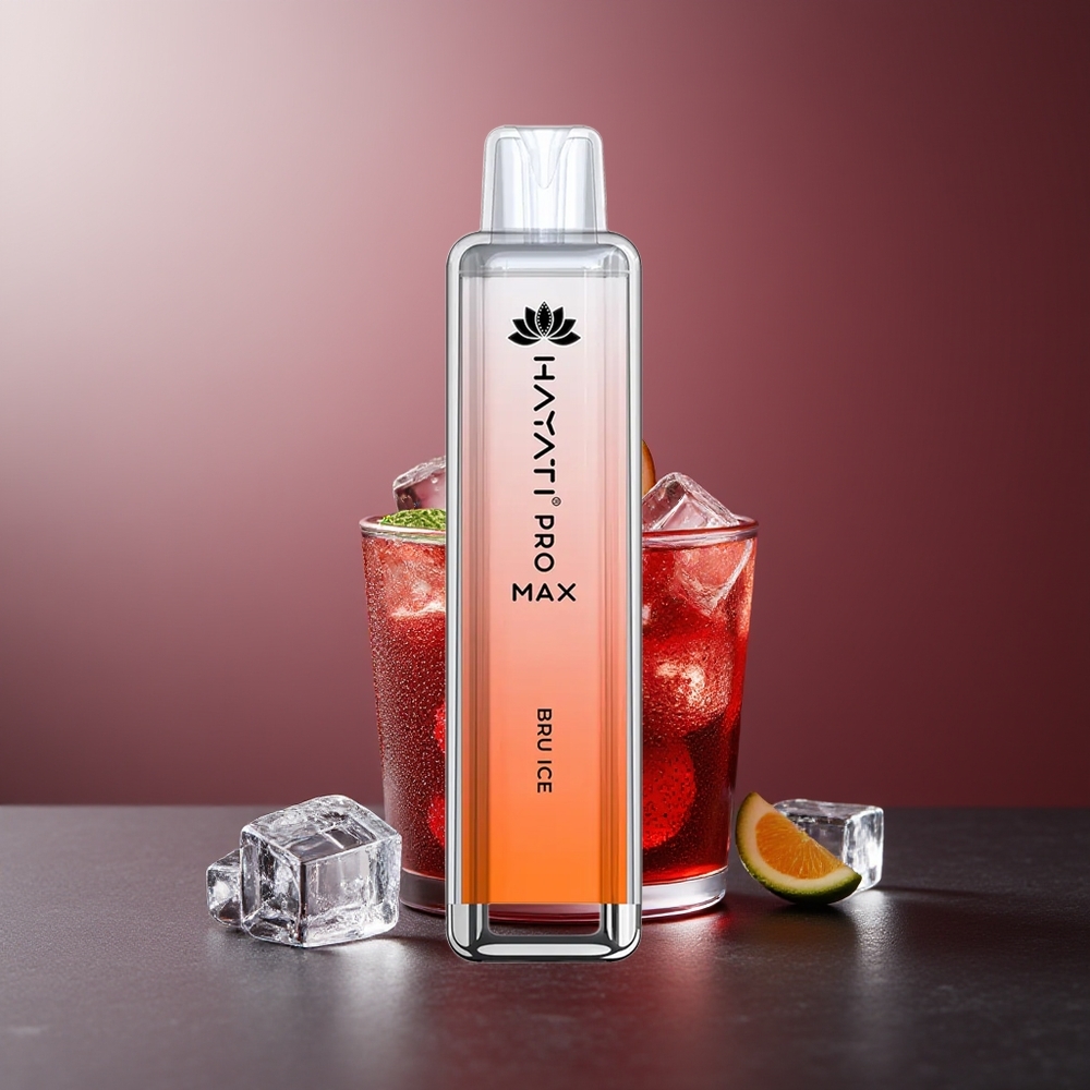 Hayati Pro Max 4000 Pufuri Vape Bru Gheață 2% TPD