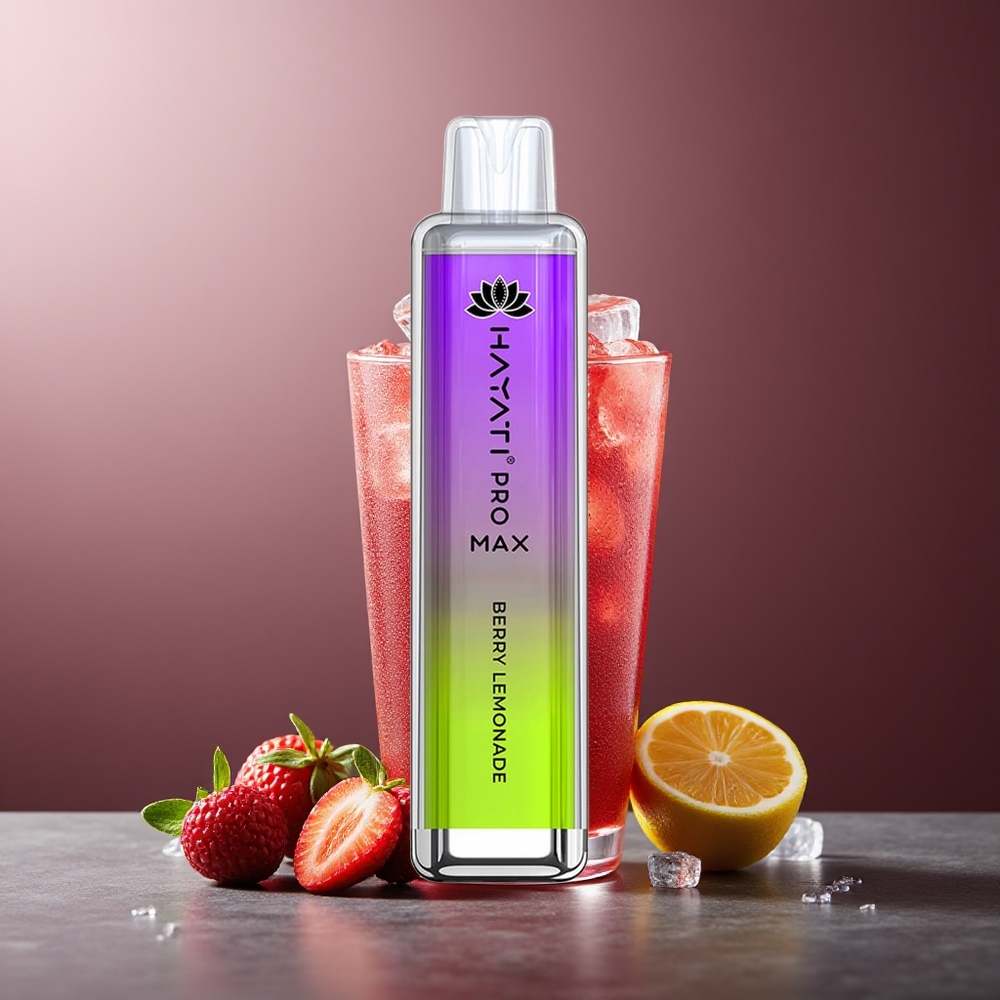 Hayati Pro Max 4000 Pufuri Vape Disposable Coacăz Limonadă cu Baterie Reîncărcabilă și LED