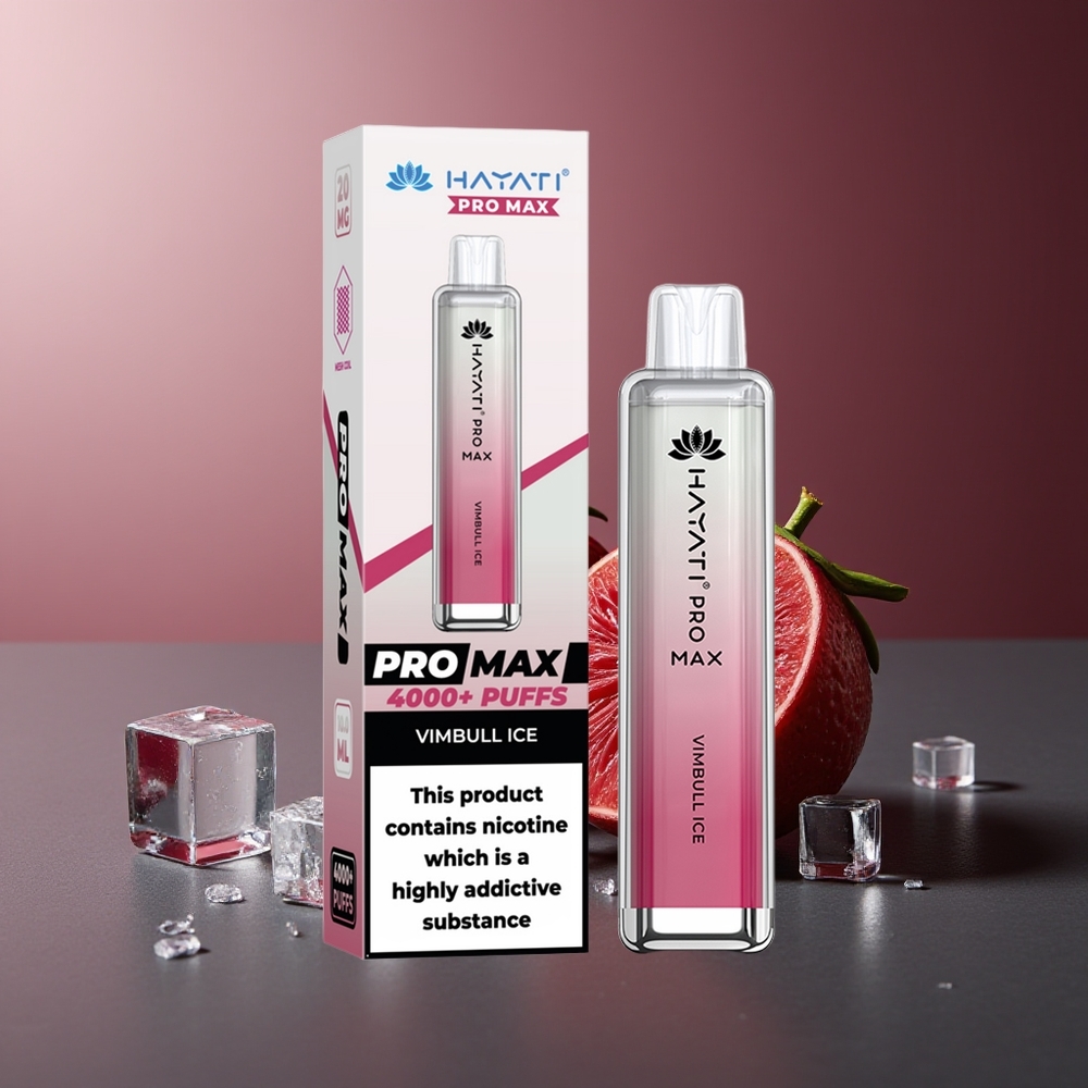 Hayati Pro Max 4000 Pufuri Vimbull Gheață Dual 1.1 Ohm Mesh 1400mAh