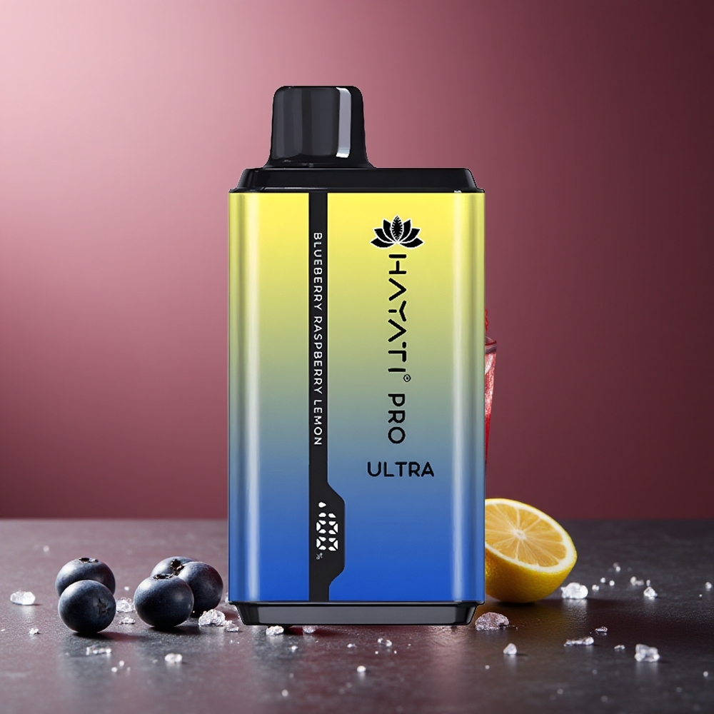 Hayati Pro Ultra 15000 Pufuri Afine Zmeură Lămâie Vape