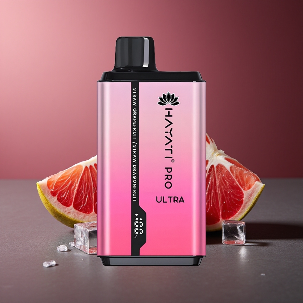 Hayati Pro Ultra 15000 Pufuri Capsuni Grapefruit și Capsuni Dragonfruit 2 12ml 2%
