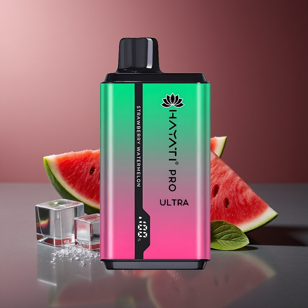 Hayati Pro Ultra 15000 Pufuri Capsuni Pepene Verde 2x12ml