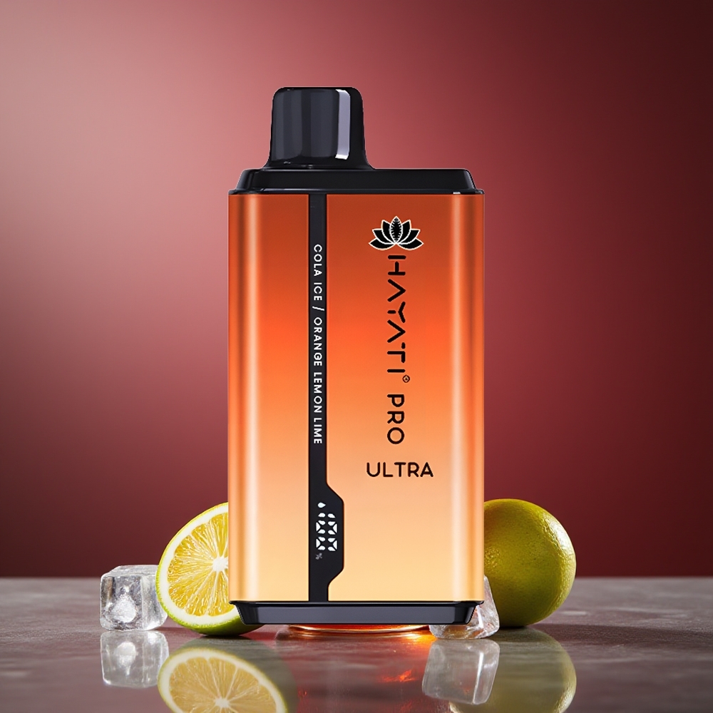 Hayati Pro Ultra 15000 Pufuri Cola Gheață Portocală Lămâie & Lime 2x12ml 2%