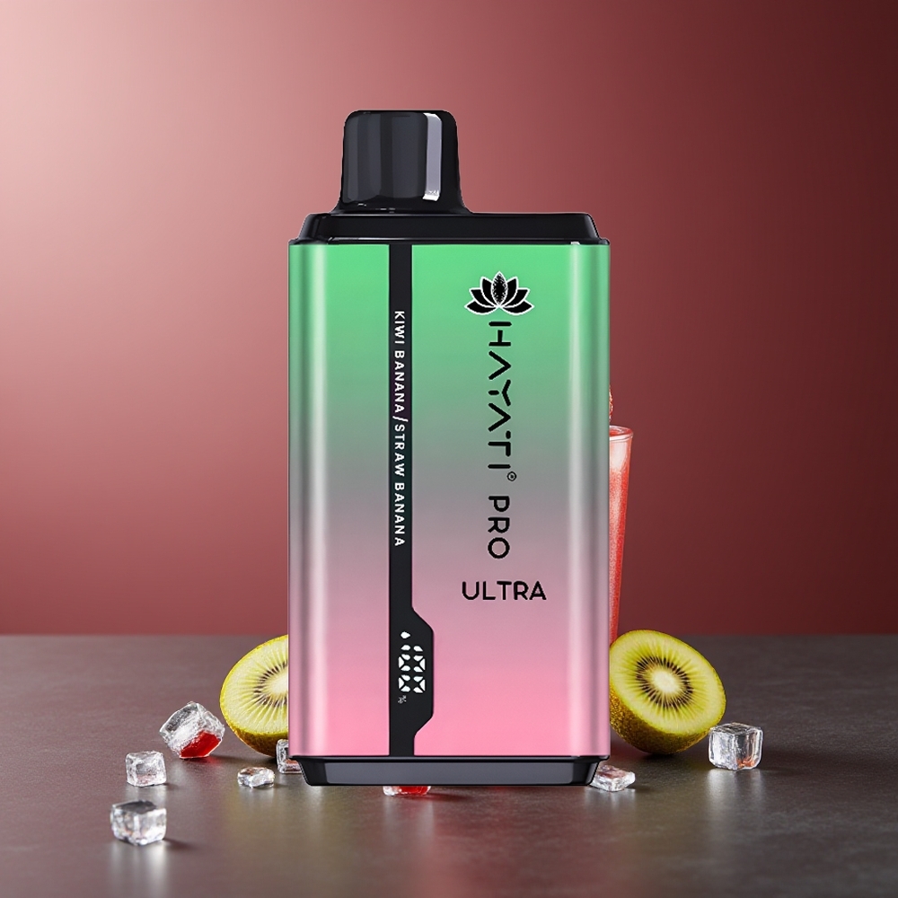 Hayati Pro Ultra 15000 Pufuri Kiwi Banană Capsuni Banană 850mAh