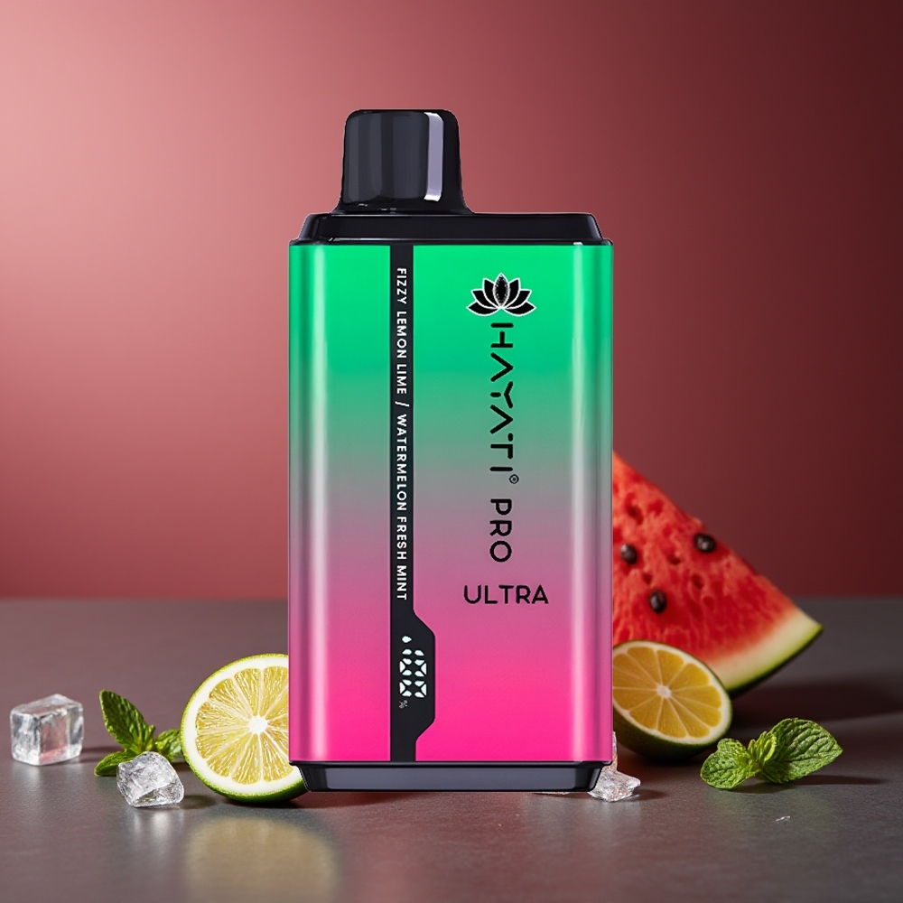 Hayati Pro Ultra 15000 Pufuri Lămâie Fizzy & Pepene Proaspăt Menta