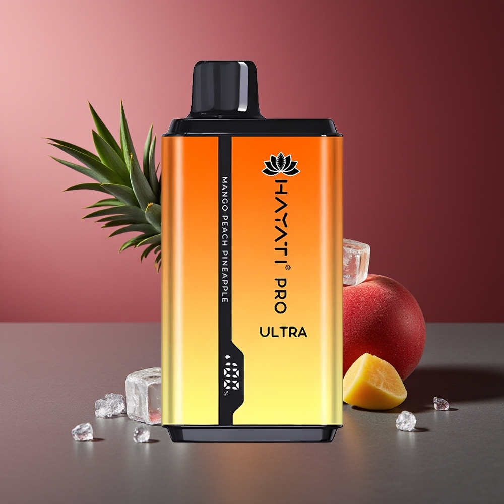 Hayati Pro Ultra 15000 Pufuri Mango Piersică Ananas 850mAh