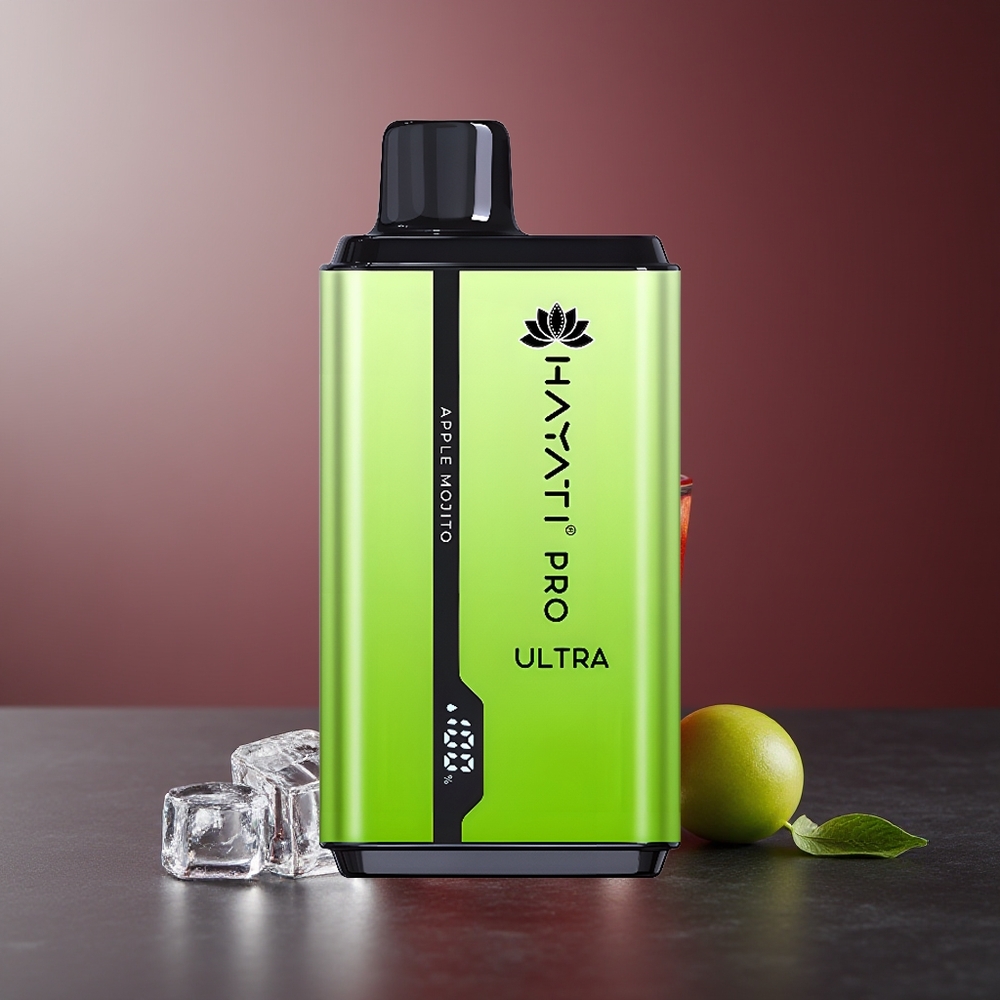 Hayati Pro Ultra 15000 Pufuri Vape Măr Mojito 850mAh