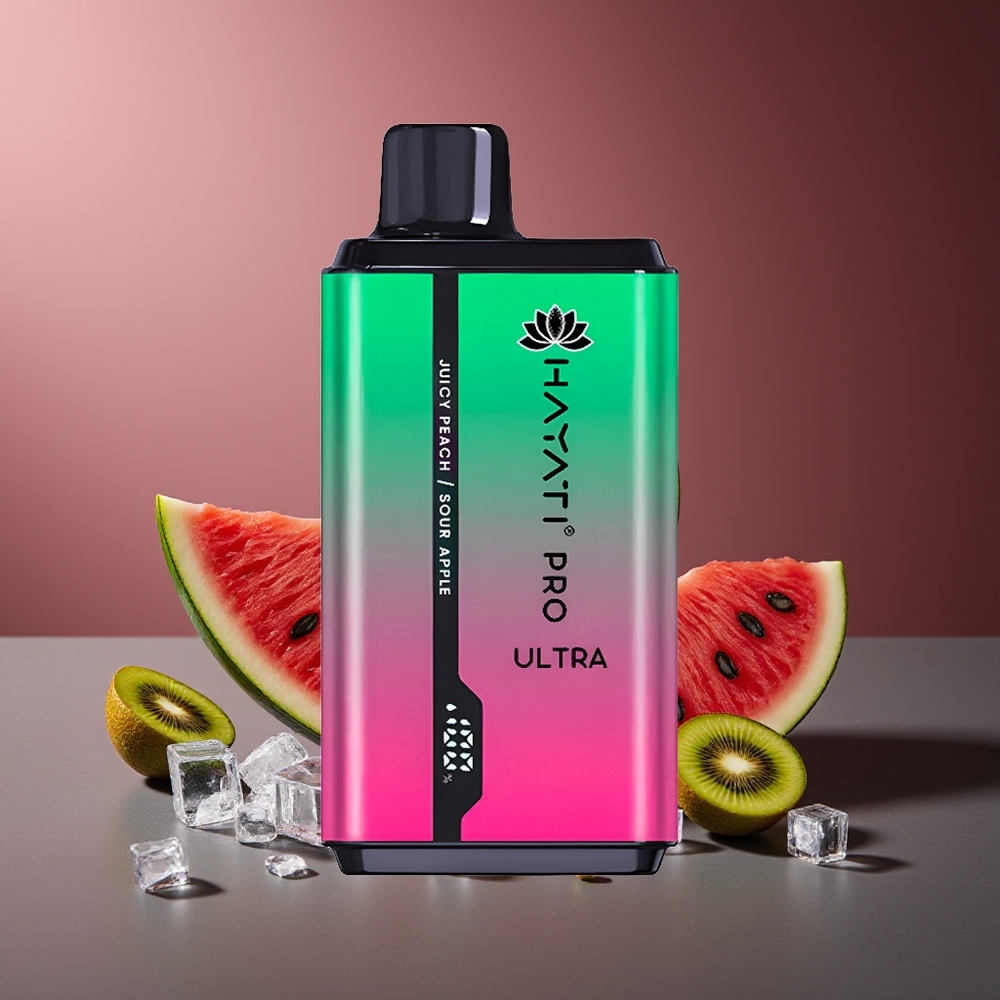 Hayati Pro Ultra 15.000 Pufuri Vape Pepene Kiwi Fructul Pasiunii 850mAh 24ml