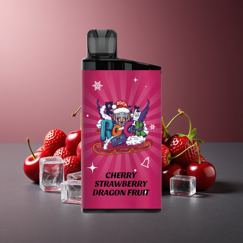 IGET Bar 3500 Pufuri Cireșă Capsună Fruit de Dragon PC+ALU