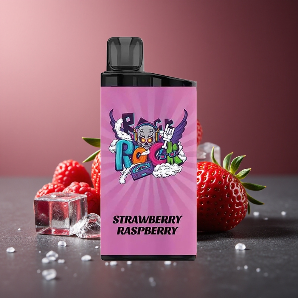 IGET Bar 3500 Pufuri Vape Capsuni Zmeură PC+ALU