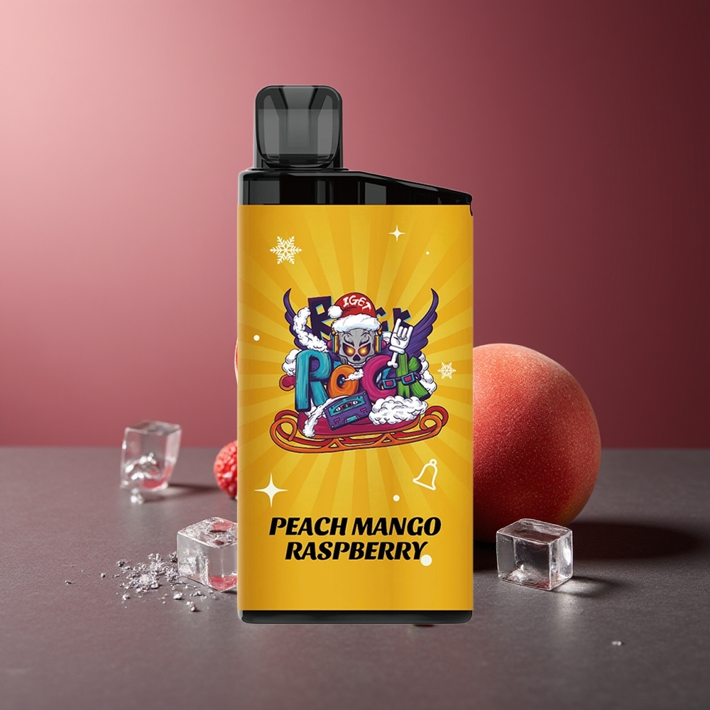 IGET Bar 3500 Pufuri Vape piersică mango zmeură 1400 mAh