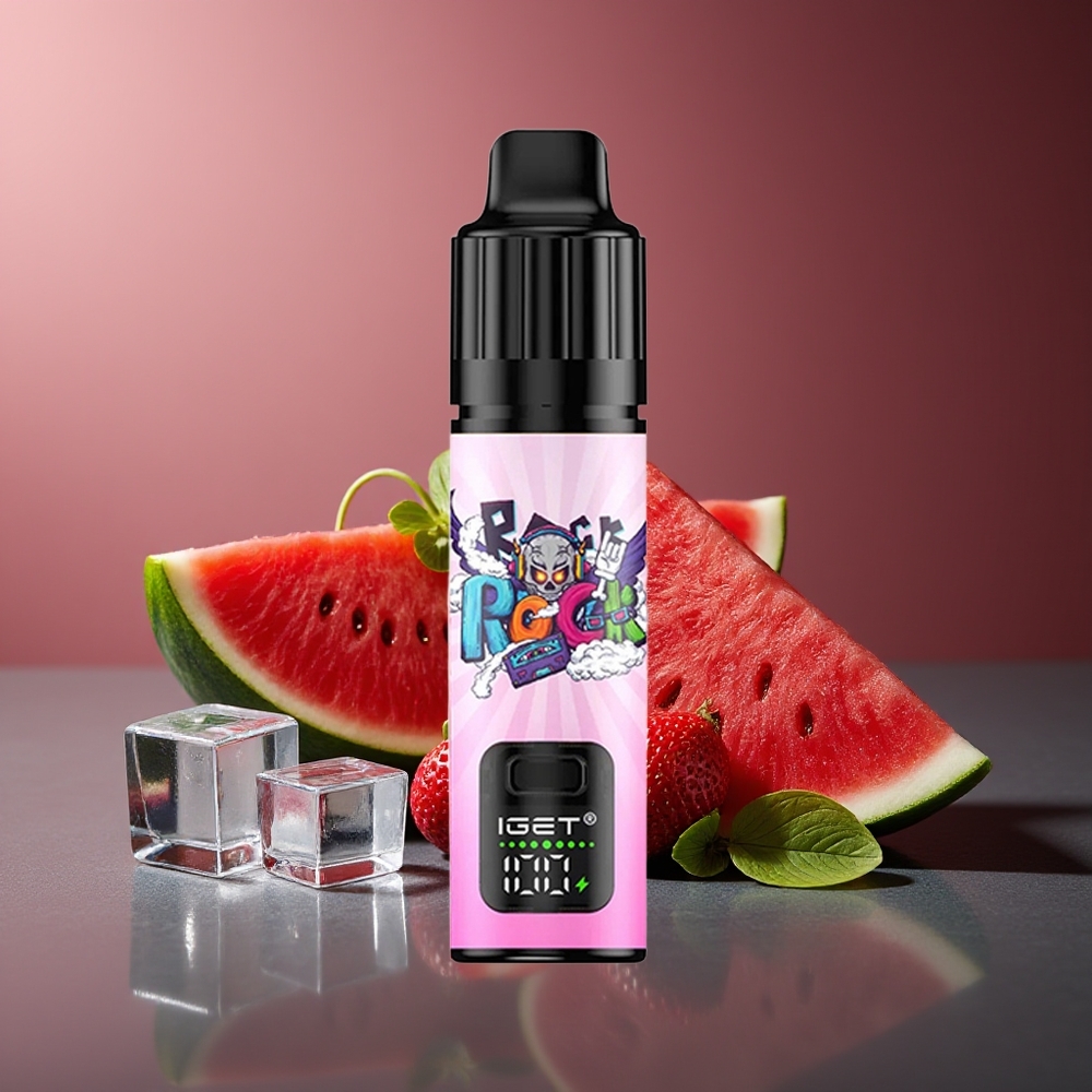 IGET BAR PLUS S3 POD 10000 Pufuri Vape Disposable Căpșună Pepene Gheață 950 mAh 5% Nicotină