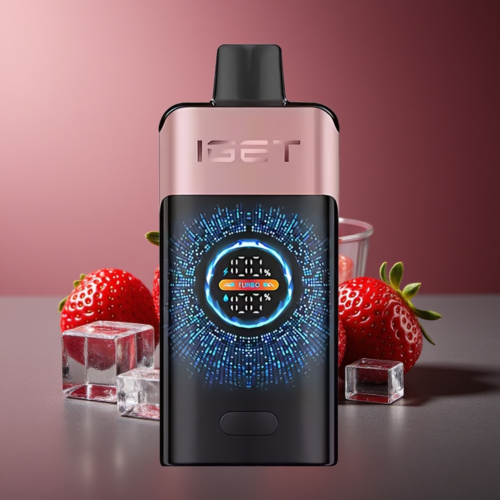 IGET ONE 12000 Pufuri Turboreglare Dispozabil Vape Capsuni Chupa Chups Ecran Curbat Color