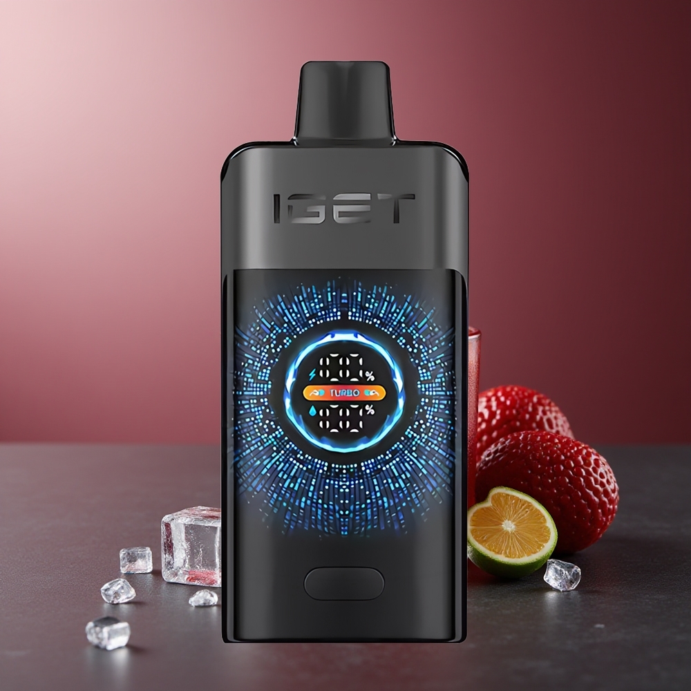 IGET ONE 12000 Pufuri Vape Disposable Pădurea Neagră 2700 mAh Ecran Color Curbat
