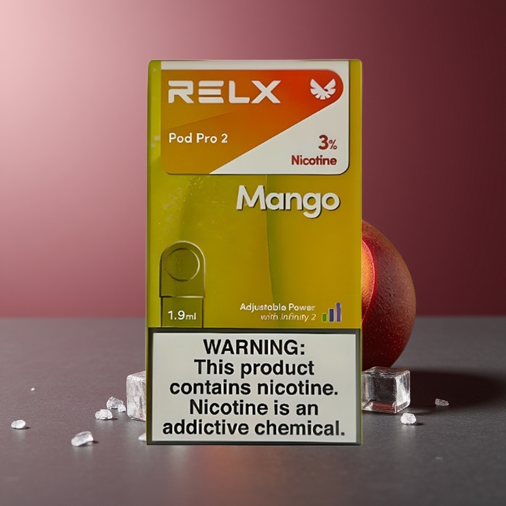 RELX Pod Pro 2 600 Guri Mango Gheață 1.9ml 3 Moduri