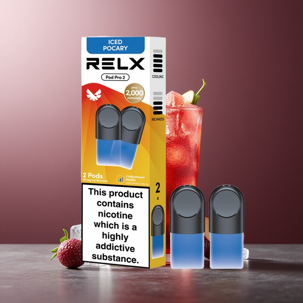 RELX Pod Pro 2 600 Pufuri Băutură-Gheață Pocary 1.9ml 3 Moduri