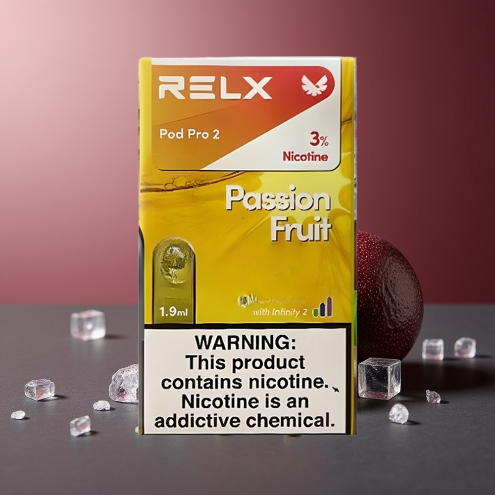 RELX Pod Pro 2 600 Pufuri Fructul Pasiunii 1.9ml 3 Moduri