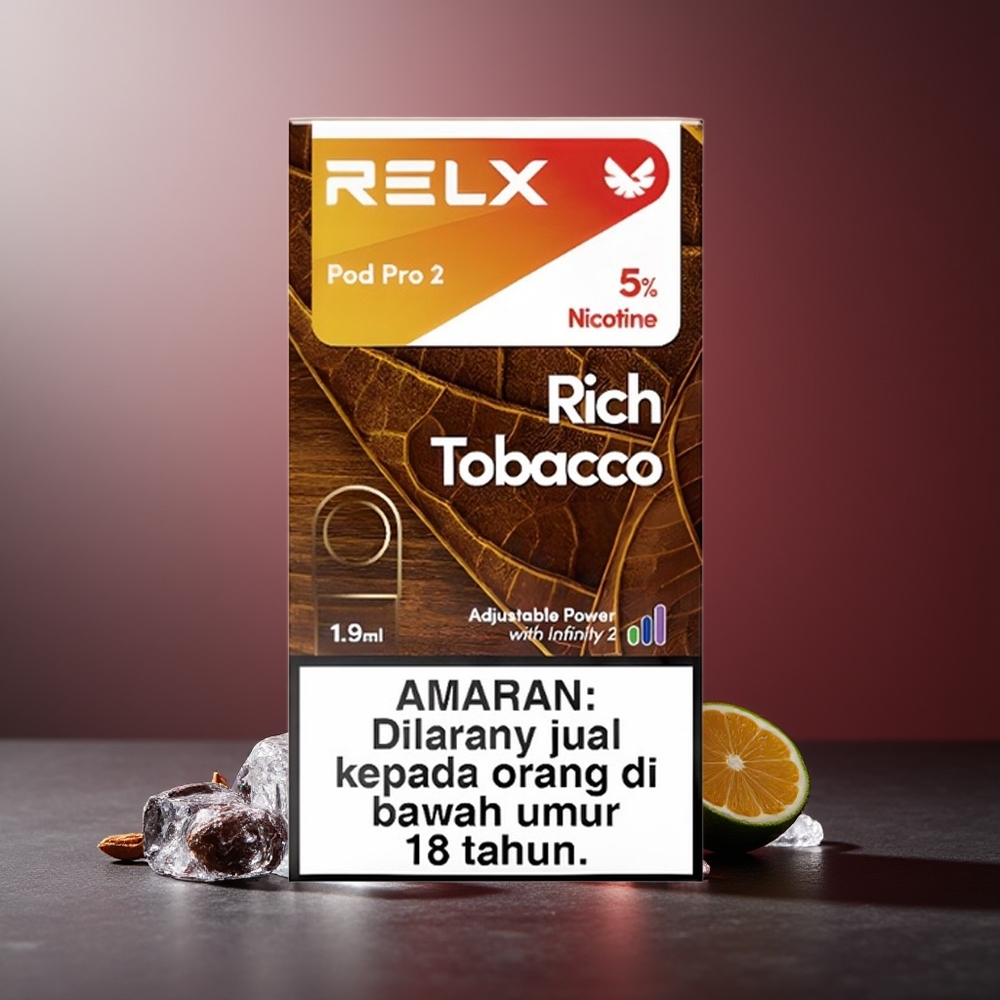 RELX Pod Pro 2 600 Pufuri Tutun Bogat 1.9ml 3 Moduri de Tensiune