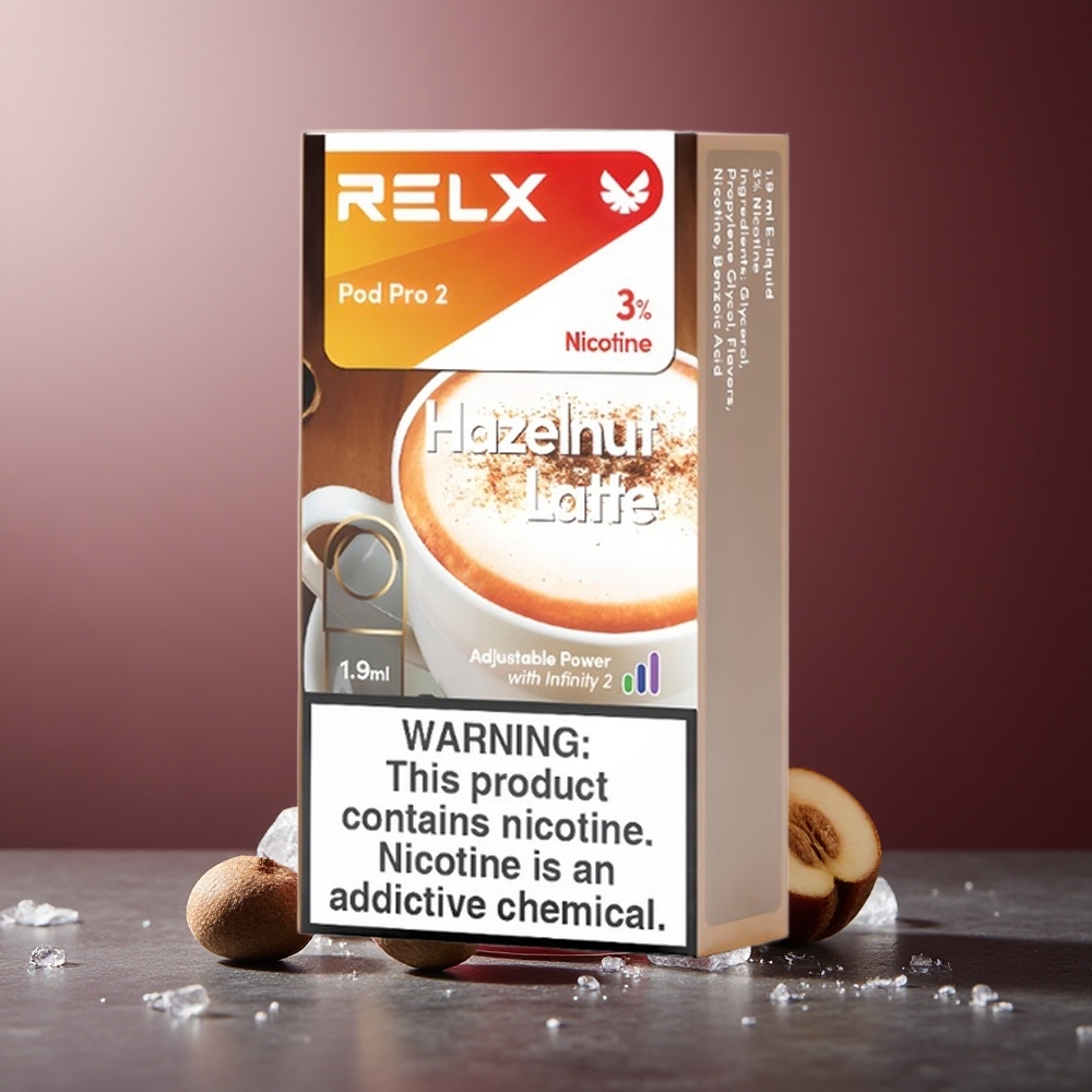 RELX Pod Pro 2 600 de fumuri Lapte de alune 1.9ml
