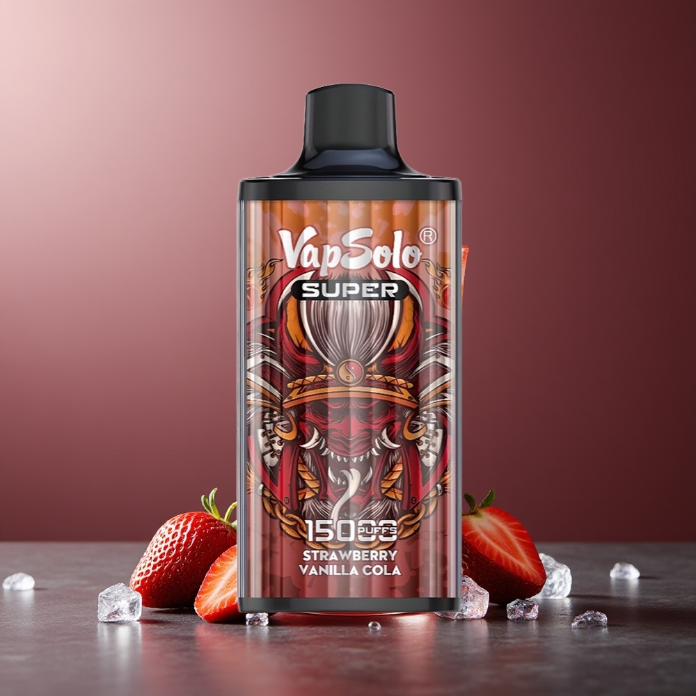 Vapsolo Super 15000 Pufuri Capsatori Capsuni Vanilie Cola 40ml 850mAh