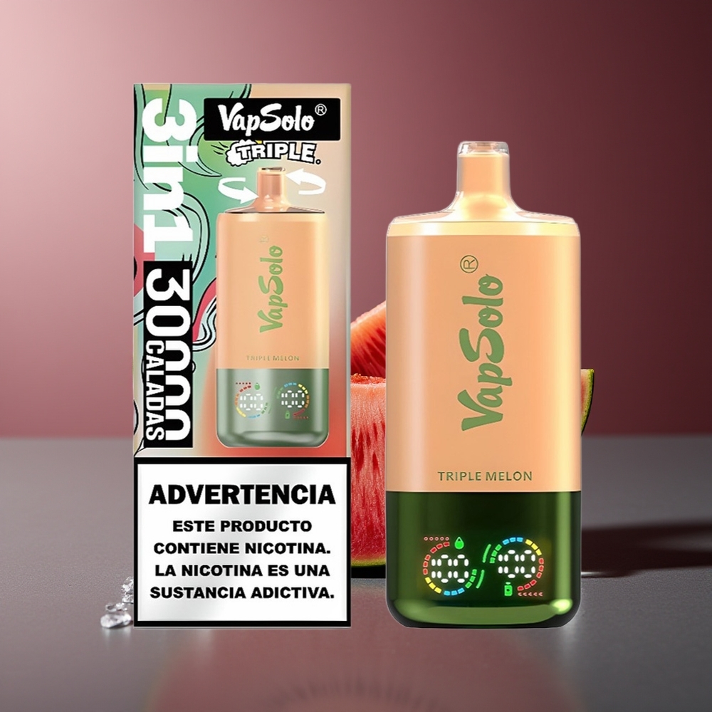 VapSolo Triple 30000 Pufuri Triple Pepene