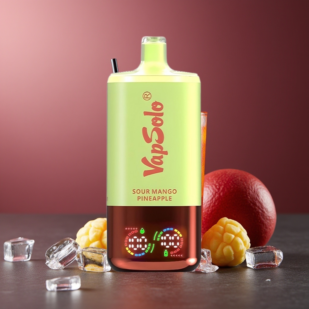 Vapsolo Triple 30000 Pufs Mango acrișor Ananas 40ml Type-C