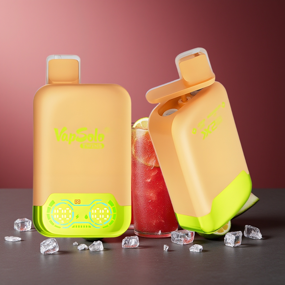 Vapsolo Twins 20000 Pufuri Lămâie Lime & Pepene Gheață Tip-C 40ml