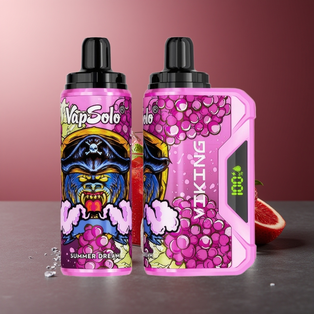 VapSolo VIKING 12000 Pufuri Dream de Vară Display LED & Port Type-C