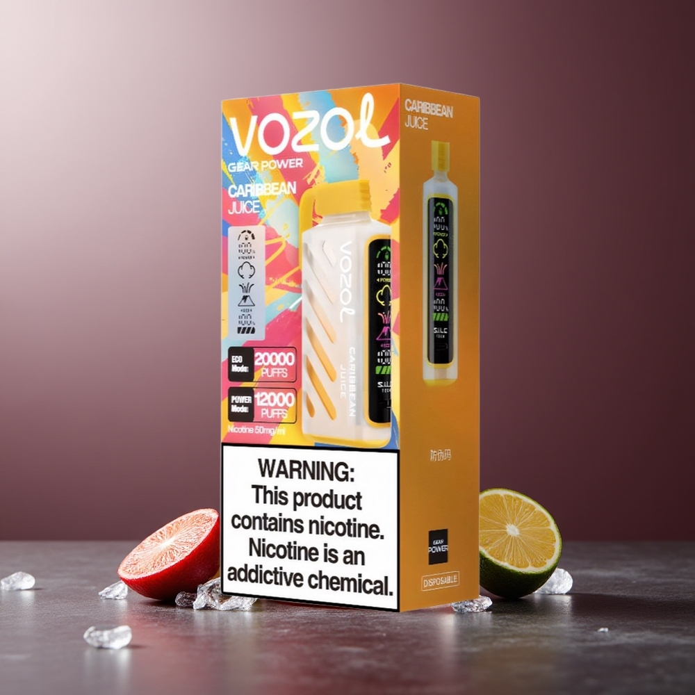 VOZOL Gear Power 20000 Puffs Suc Caribbean Display Full Screen