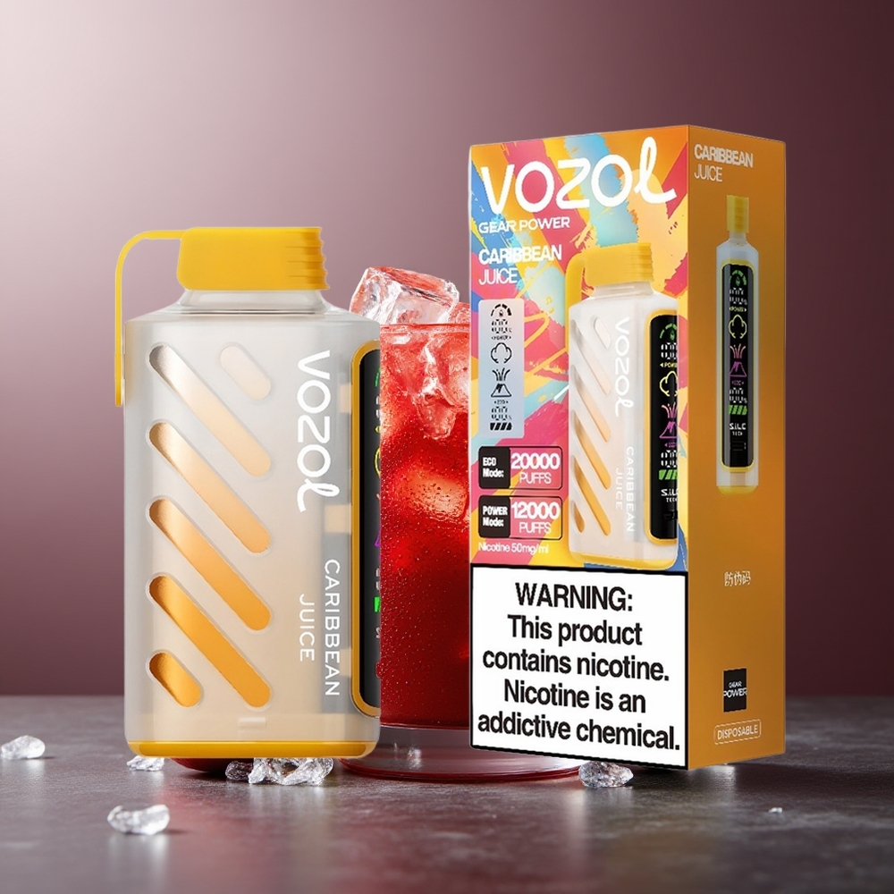 VOZOL Gear Power 20000 Puffs Suc Caribbean Display Full Screen