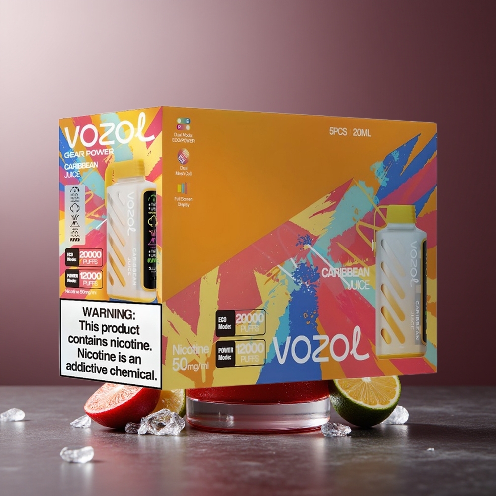 VOZOL Gear Power 20000 Puffs Suc Caribbean Display Full Screen