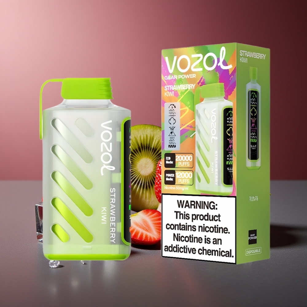 VOZOL Gear Power 20000 Pufuri Capsuni Kiwi Dual Mesh Coil 20mL