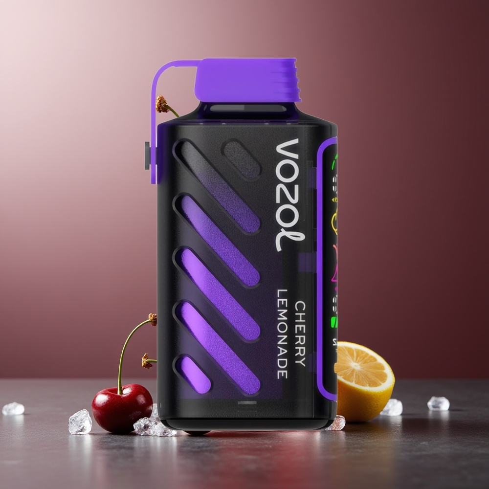 VOZOL Gear Power 20000 Pufuri Cireșă Limonadă Dual Mesh Coil Full Screen Display
