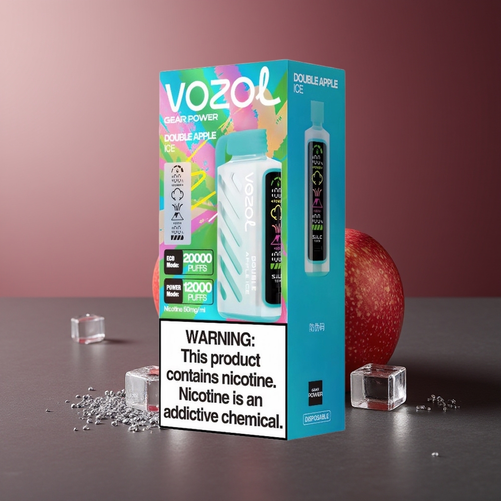 VOZOL Gear Power 20000 Pufuri Măr Dublu Gheață S.i.L.C. Tech Dual Mesh Coil