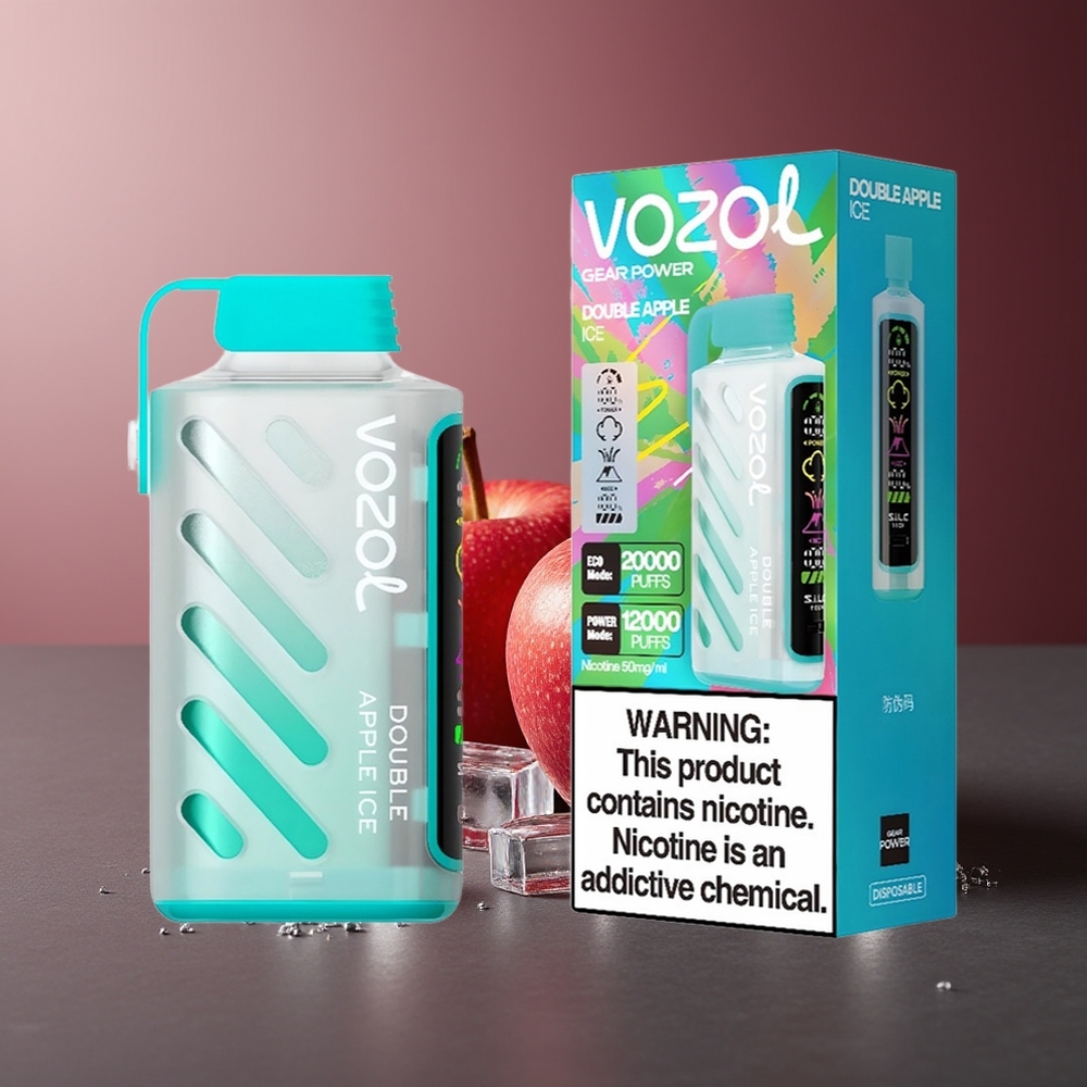VOZOL Gear Power 20000 Pufuri Măr Dublu Gheață S.i.L.C. Tech Dual Mesh Coil
