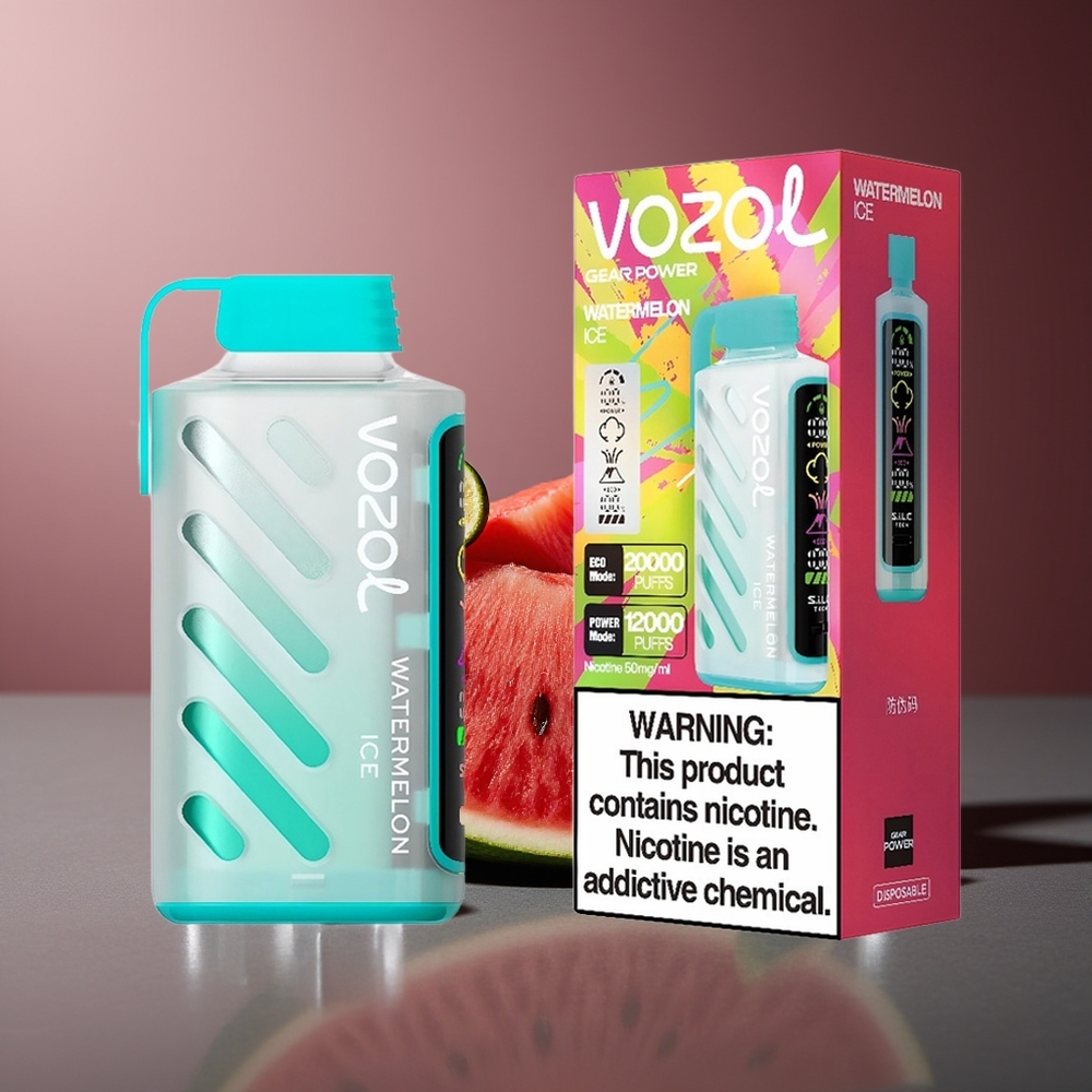 VOZOL Gear Power 20000 Pufuri Power Afacere de Pepene Gheață Dual Mesh Coil 20mL