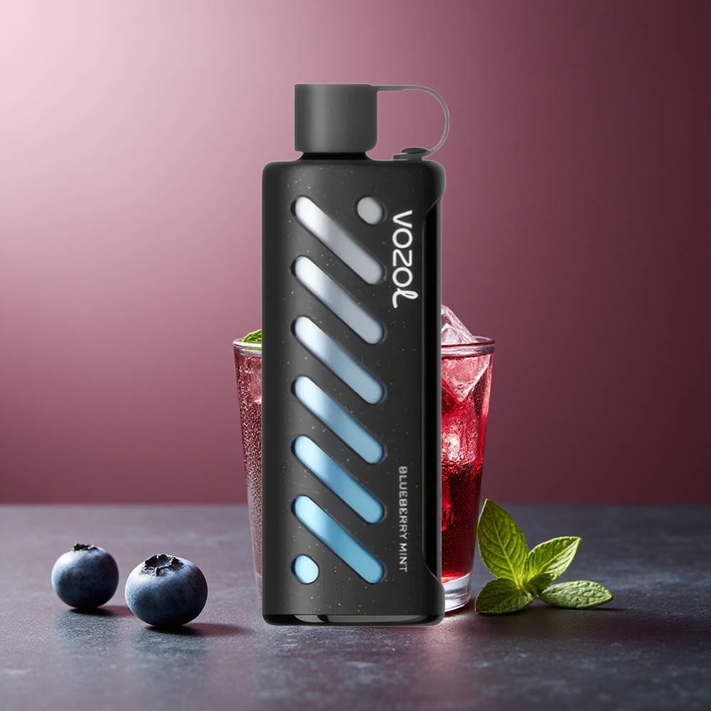VOZOL Gear Shisha 25000 Pufuri Afină Mentă Dual Mesh