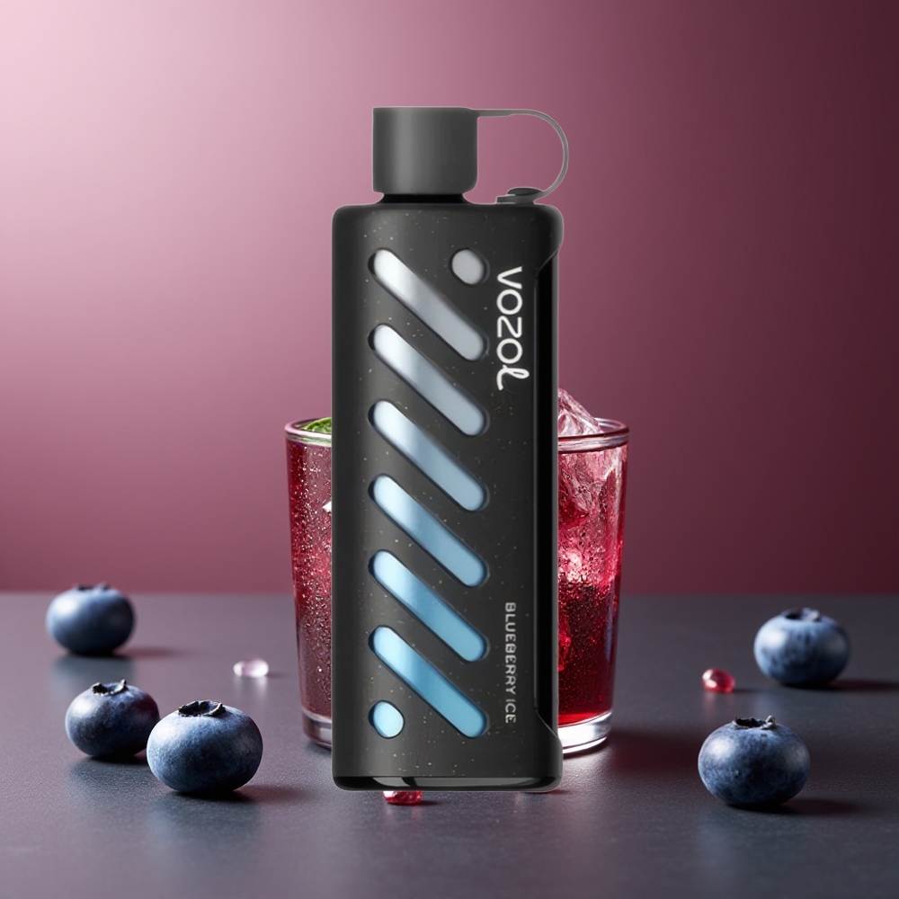 VOZOL Gear Shisha 25000 Pufuri Afine Înghețat S.i.L.C Tech Dual Mesh
