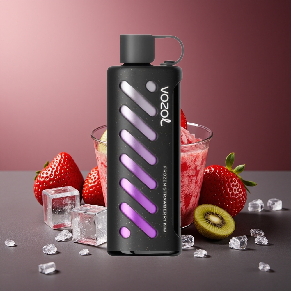 VOZOL Gear Shisha 25000 Pufuri Căpșuni Kiwi Înghețate Dual Mesh Dual Modes