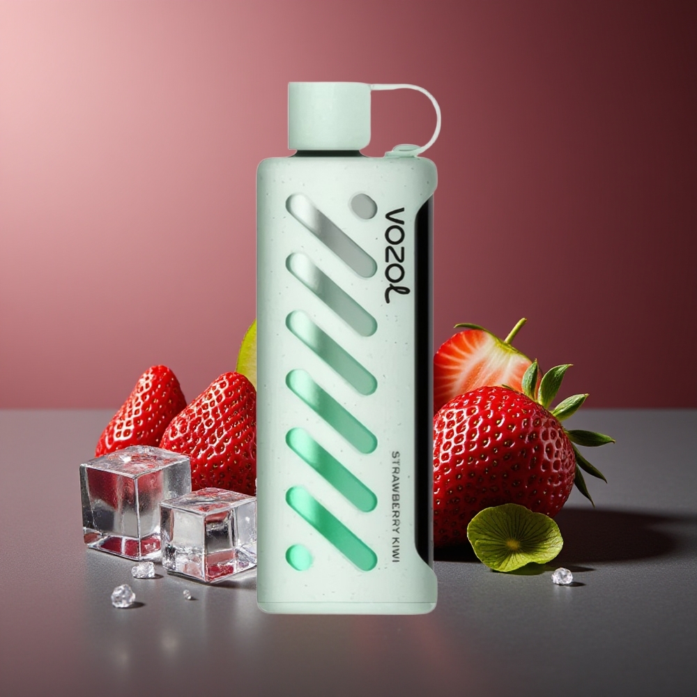VOZOL Gear Shisha 25000 Pufuri Capsuni Kiwi 5mg/ml Dual Mesh