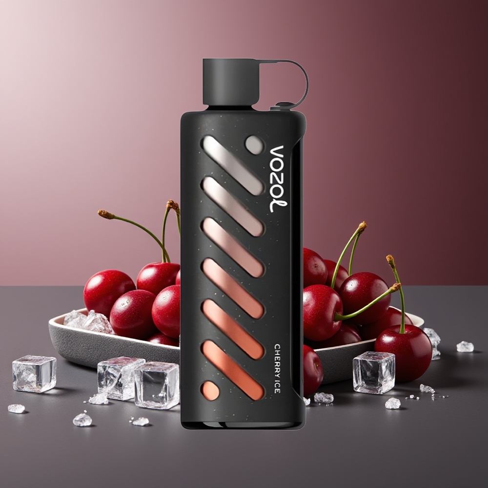 VOZOL Gear Shisha 25000 Pufuri Cireșă Gheață S.iL.C Tech Dual Mesh