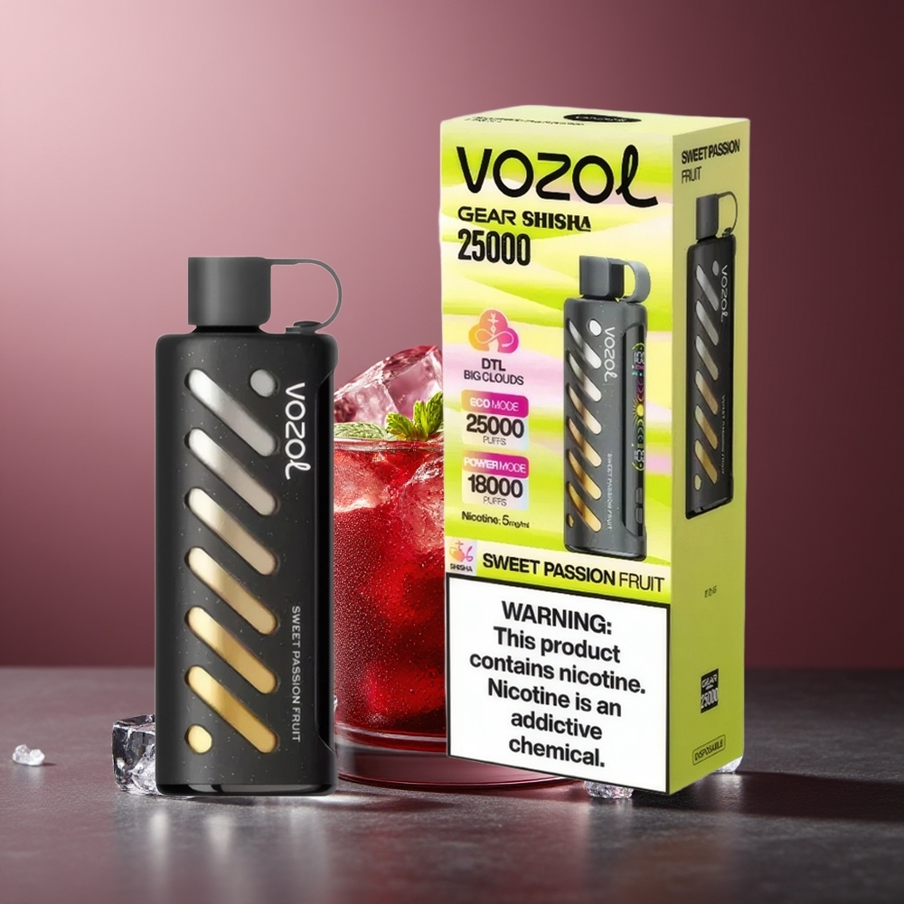 VOZOL Gear Shisha 25000 Pufuri Dulce Fructul Pasiunii S.i.L.C Tech