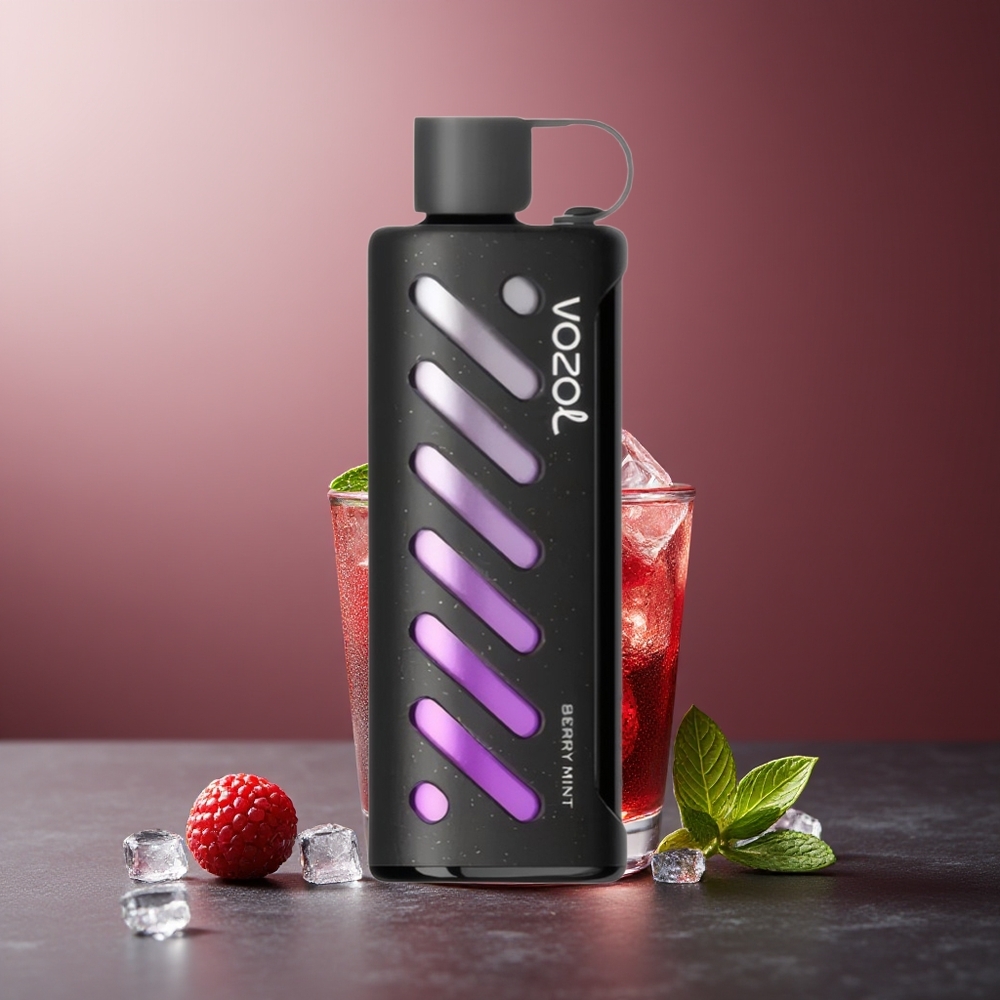 VOZOL Gear Shisha 25000 Pufuri Mentă cu Fructe de Pădure S.i.L.C Tech