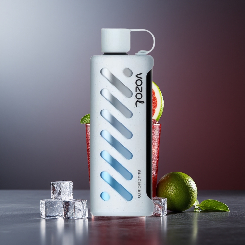 VOZOL Gear Shisha 25000 Pufuri Mojito Albastru S.iL.C Tech Dual Mesh