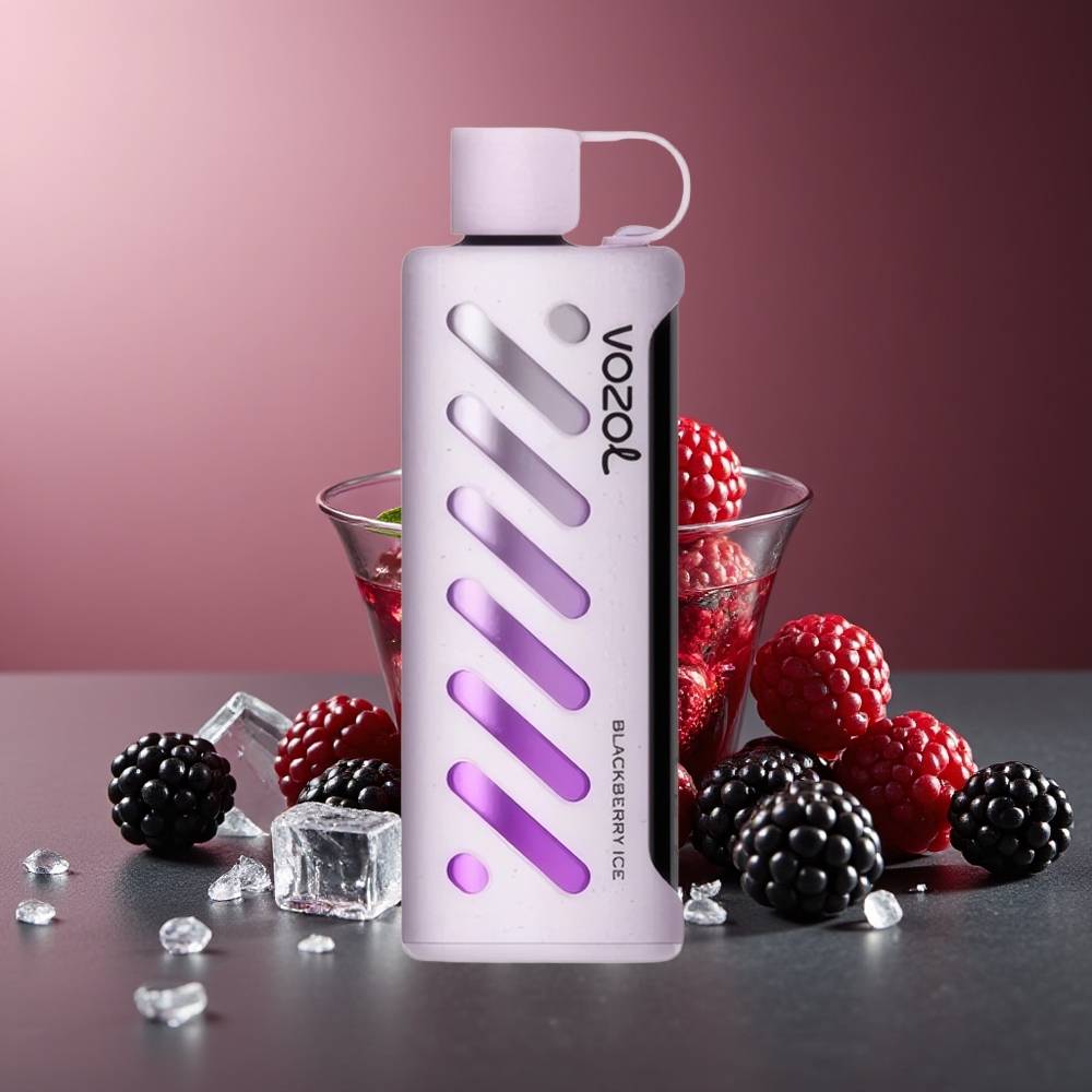 VOZOL Gear Shisha 25000 Pufuri Zmeură Înghețată S.i.L.C Tech Dual Mesh