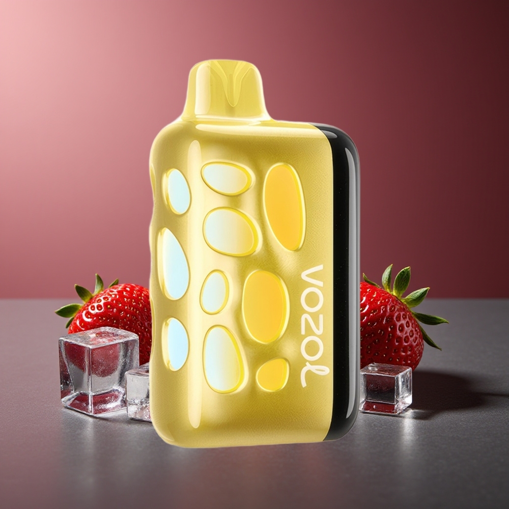 VOZOL RAVE 40000 Vape Căpșuni Mango 270 Grade Vibrant Glow 20/50mg/ml Nicotine