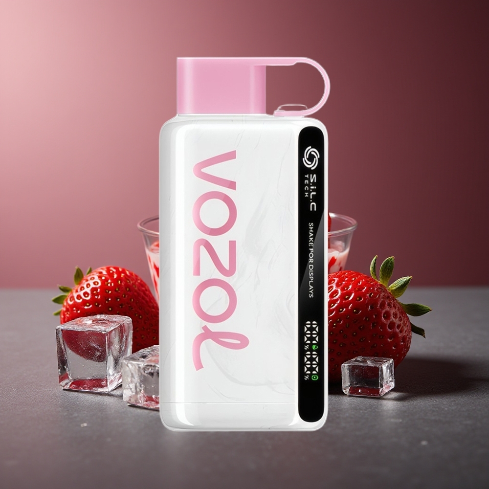 VOZOL STAR 9000/12000 Pufuri Înghețată cu Căpșuni 650mAh S.i.L.C TECH